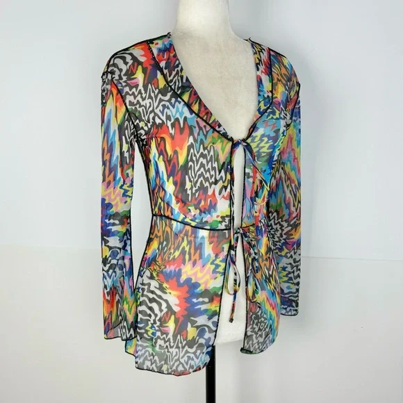 Multicolour mesh top - Picture 5 of 9